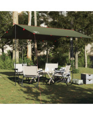 Bâche de camping vert olive 366x306 cm imperméable | Mobilier & Déco
