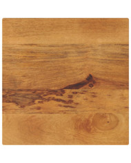Dessus de table 50x50x2,5 cm carré bois massif de manguier | Mobilier & Déco