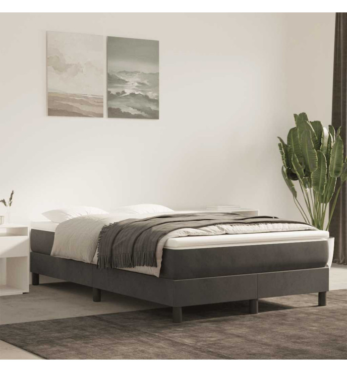 Matelas de lit à ressorts ensachés 120x220x20 cm velours | Mobilier & Déco