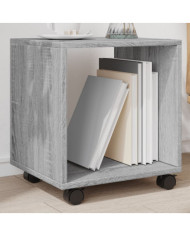 Armoire roulante sonoma gris 37x33x42,5 cm bois d'ingénierie | Mobilier & Déco