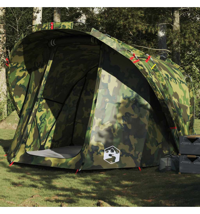 Tente de pêche 4 personnes camouflage imperméable | Mobilier & Déco