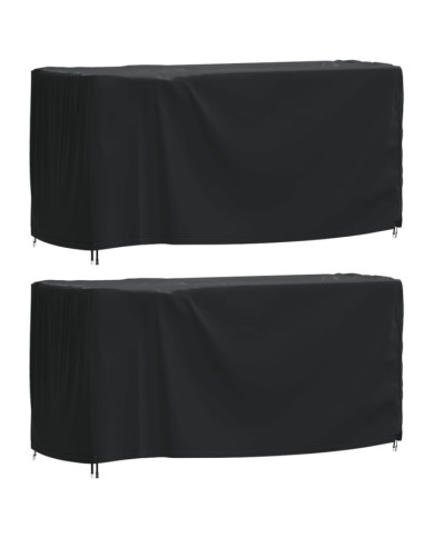Housses de salon de jardin 2 pcs 180x70x90 cm imperméable 420D | Mobilier & Déco