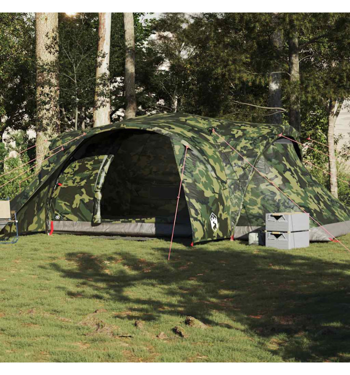 Tente familiale à dôme 6 personnes camouflage imperméable | Mobilier & Déco