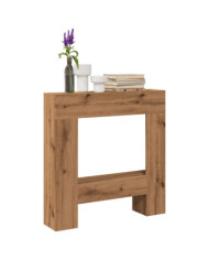 Cadre de cheminée chêne artisanal 81x18x82 cm bois ingénierie | Mobilier & Déco