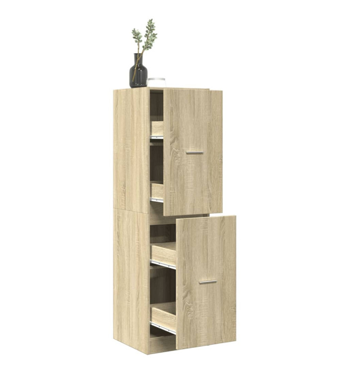 Armoire d'apothicaire chêne sonoma bois d'ingénierie | Mobilier & Déco