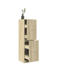 Armoire d'apothicaire chêne sonoma bois d'ingénierie | Mobilier & Déco