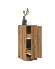 Armoire d'apothicaire chêne artisanal bois d'ingénierie | Mobilier & Déco