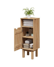 Armoire de salle de bain "OTTA" 35x30x90 cm bois massif de pin | Mobilier & Déco