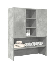 Meuble pour machine à laver Gris béton 70,5x25,5x90 cm | Mobilier & Déco