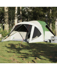 Tente familiale tunnel 6 personnes vert imperméable | Mobilier & Déco