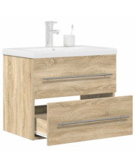 Ensemble de meubles de salle de bain 2 pcs chêne sonoma | Mobilier & Déco