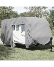 Housse de caravane gris 550x250x220 cm tissu non tissé | Mobilier & Déco
