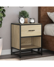 Table de chevet chêne sonoma 40x31x50 cm bois d’ingénierie | Mobilier & Déco