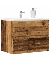 Armoire de salle de bain vieux bois bois d'ingénierie | Mobilier & Déco