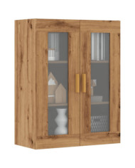 Armoire murale suspendue chêne artisanal 69,5x34x90 cm | Mobilier & Déco