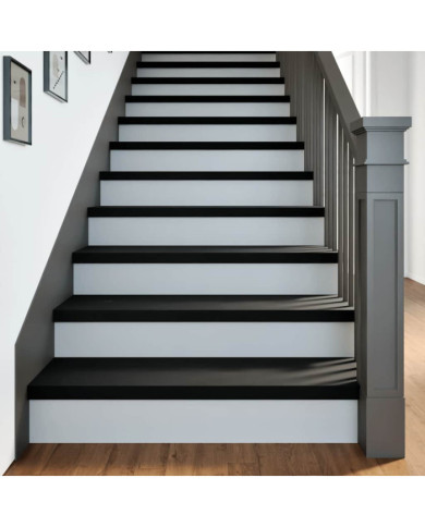Marches d'escalier 20 pcs marron foncé 100x25x2 cm chêne massif | Mobilier & Déco