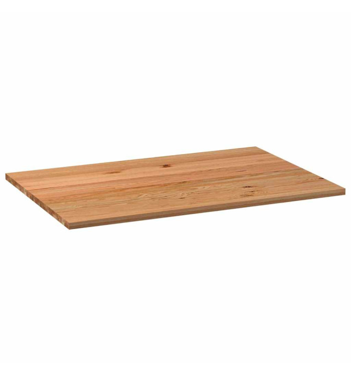 Dessus de table marron clair bois chêne massif rectangulaire | Mobilier & Déco