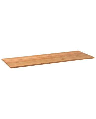 Dessus de table marron clair bois chêne massif rectangulaire | Mobilier & Déco