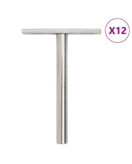 Supports d'étagères flottantes 12pcs invisible acier au carbone | Mobilier & Déco