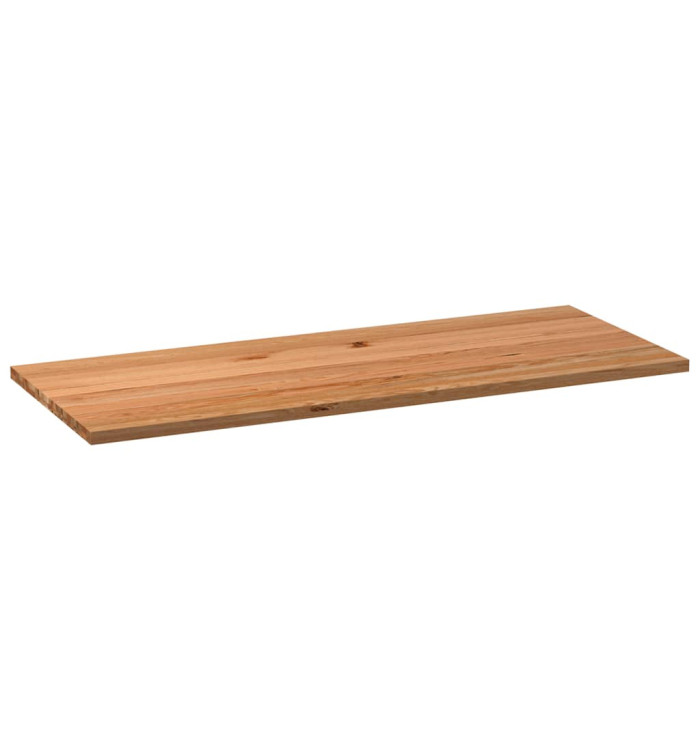 Dessus de table marron clair bois chêne massif rectangulaire | Mobilier & Déco