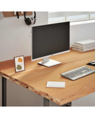 Dessus de bureau marron clair bois chêne massif rectangulaire | Mobilier & Déco
