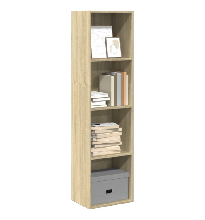 Bibliothèque chêne sonoma 40x30x152 cm bois d'ingénierie | Mobilier & Déco