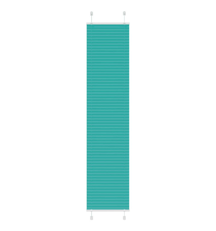 Store plissé vert pétrole 50x200 cm largeur du tissu 49,4 cm | Mobilier & Déco