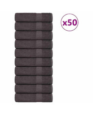 Serviettes de douche 25 pcs anthracite 70x140 cm 100% coton | Mobilier & Déco