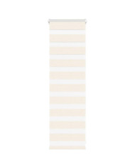 Store zèbre beige marbré largeur du tissu 40,9 cm polyester | Mobilier & Déco