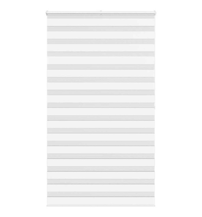 Store zèbre blanc 120x200 cm largeur du tissu 115,9cm polyester | Mobilier & Déco