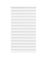 Store zèbre blanc 120x200 cm largeur du tissu 115,9cm polyester | Mobilier & Déco
