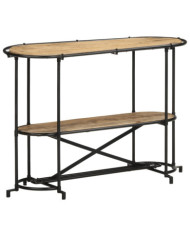 Table console 110x42x76 cm bois massif de manguier brut | Mobilier & Déco