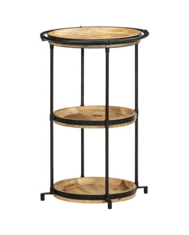 Table d'appoint Ø55x83 cm bois de manguier massif | Mobilier & Déco