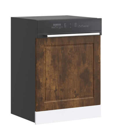 Panneau de lave-vaisselle Porto chêne fumé 60x1,5x67 cm | Mobilier & Déco