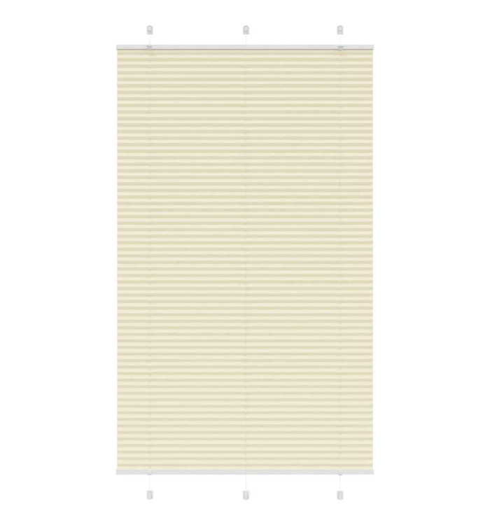 Store plissé crème 120x200cm largeur du tissu 119,4cm polyester | Mobilier & Déco