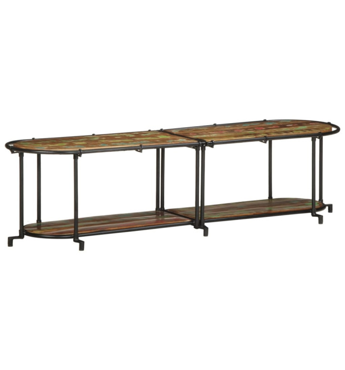Meuble TV 160x42x40 cm bois massif de récupération | Mobilier & Déco