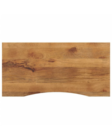 Dessus de bureau avec courbe 110x50x2,5 cm manguier massif brut | Mobilier & Déco
