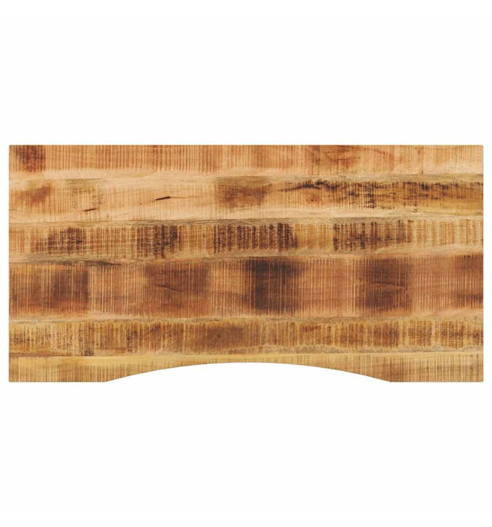 Dessus de bureau avec courbe 110x50x2,5 cm manguier massif brut | Mobilier & Déco