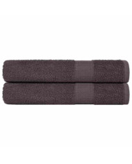 Serviettes 2 pcs anthracite 100x200 cm 360 g/m² 100% coton | Mobilier & Déco