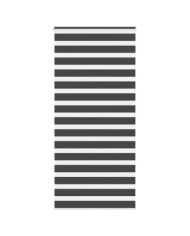 Store zèbre noir 110x200 cm largeur du tissu 105,9 cm polyester | Mobilier & Déco
