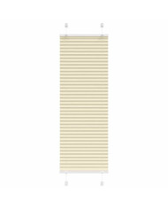 Store plissé crème 40x150 cm largeur du tissu 39,4 cm polyester | Mobilier & Déco