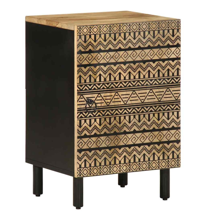 Armoire de salle de bain 38x33,5x58 cm bois massif de manguier | Mobilier & Déco