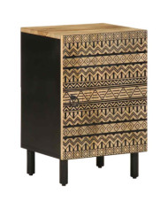 Armoire de salle de bain 38x33,5x58 cm bois massif de manguier | Mobilier & Déco