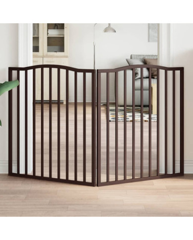 Barrière pour chien pliable 2 panneaux 160 cm bois de peuplier | Mobilier & Déco