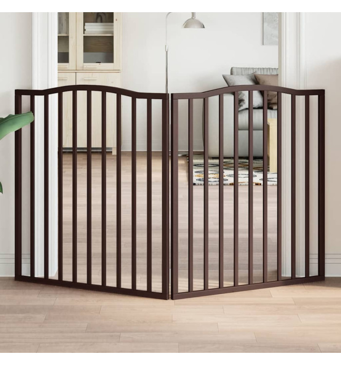 Barrière pour chien pliable 2 panneaux 160 cm bois de peuplier | Mobilier & Déco
