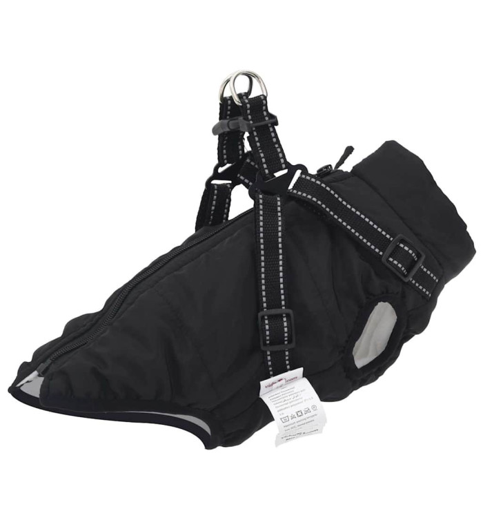 Manteau pour chiens avec harnais imperméable réfléchissant L32 | Mobilier & Déco