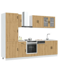 Ensemble d'armoires de cuisine 8 pcs Kalmar bois d'ingénierie | Mobilier & Déco
