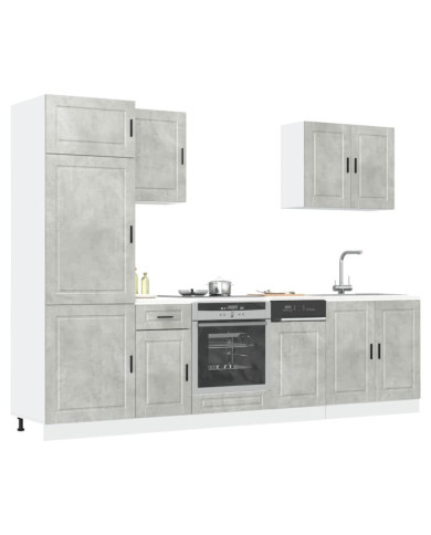 Ensemble d'armoires de cuisine 7 pcs Kalmar bois d'ingénierie | Mobilier & Déco
