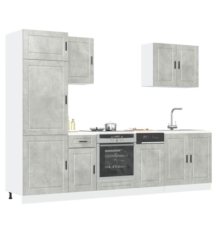 Ensemble d'armoires de cuisine 7 pcs Kalmar bois d'ingénierie | Mobilier & Déco