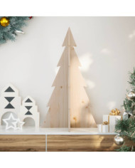 Arbre de Noël en bois pour décoration 80 cm bois massif de pin | Mobilier & Déco